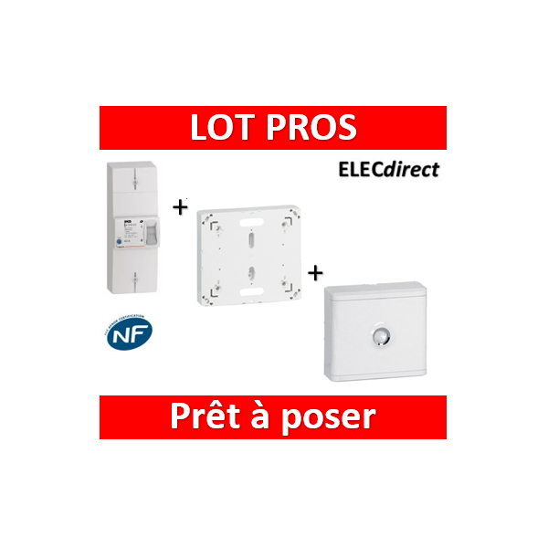 Legrand - Disjoncteur de branchement EDF + platine + habillage +