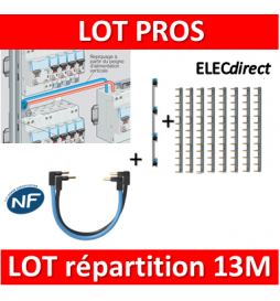 Legrand - LOT PROS - Coffret DRIVIA 52 Modules + peigne vertical -  401214+405002 - ELECdirect Vente Matériel Électrique