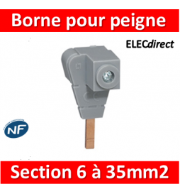 Legrand - Borne de raccordement pour tout peigne - section 6 à 35 mm² - 404906
