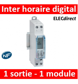 Horloge digitale hebdomadaire modulaire