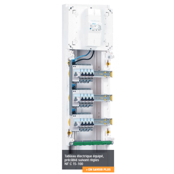 Tableau électrique LEGRAND 4 rangées 13 modules Drivia - 401214