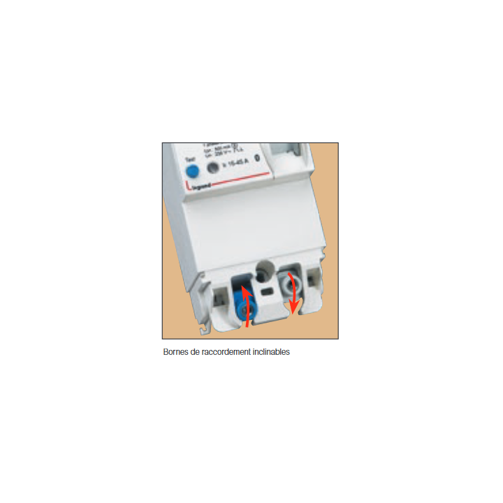 Legrand - Disjoncteur de branchement Enedis - 4P - 30/60A 500 MA Sélectif - Réf : 401013