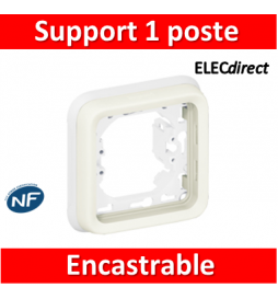 Legrand Plexo - Support encastrable pour Plexo composable - 1 poste - blanc - 069692