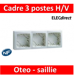 Legrand Oteo - Cadre saillie 3 postes - 086093