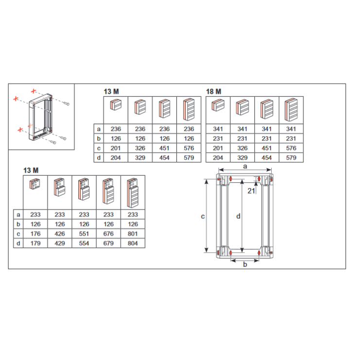 Legrand - Drivia - Coffret 2x13 + Rehausse - Ref. : 401212 + 401372