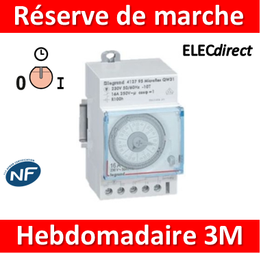 Inter horraire/Horloge Legrand - ELECdirect Vente Matériel Électrique