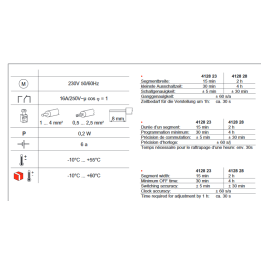 Legrand - Interrupteur horaire hebdomadaire analogique - réserve de 6 ans - AUTO - Réf : 412828