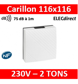 Legrand - Carillon 230V 2 TONS - 75dB - 041651