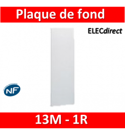 Legrand - Plaque de fond pour coffret ou rehausse 13M - 1R - 401351