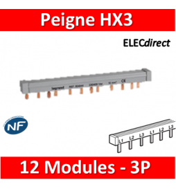 Disjoncteur Legrand DNX3, 16A, pouvoir de coupure 4,5 kA, montage rail DIN  Code commande RS: 731-9452 Référence fabricant