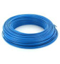 Fil HO7VR 10 mm2 rigide - Bleu - vendu au m.