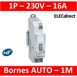 Legrand - Télérupteur CX3 - Unipolaire 16A - 230V - AUTO - Réf : 412420