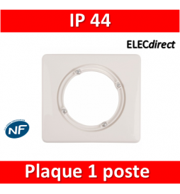 Legrand Céliane - Plaque simple  - IP44 - Blanc - 069071