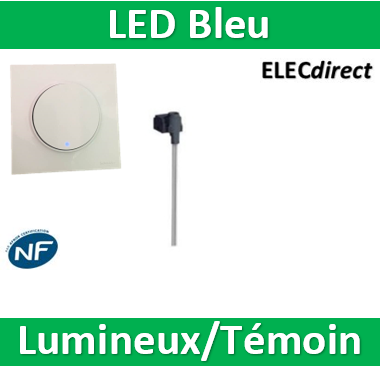 Schneider Odace - Témoin/Lumineux LED Bleu - S520291