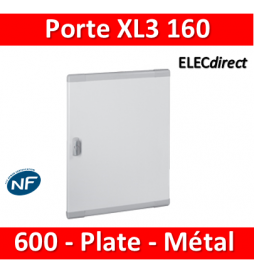 Legrand - Porte coffret XL3 160 - H. 600mm - Plate - Métal - 020273