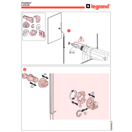 Legrand - Plexo³ - Serrure à clé N°850 - Réf : 001966