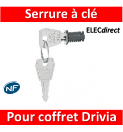 Legrand - Serrure à clé N 850 pour coffret Drivia 13 et 18M - 401391