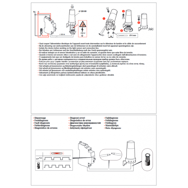 Legrand - Interrupteur crépusculaire programmable - 230V - 412626 -  ELECdirect Vente Matériel Électrique