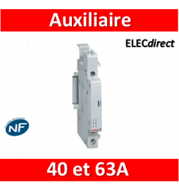 AUXILIAIRE POUR CONTACTEUR 2 MODULES 25A CONTACT INVERSEUR 5A LEGRAND 412430