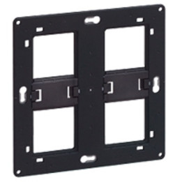 Legrand - Support 2x2 postes (2x4/5M) - Mosaic/Céliane - Fixation VIS - Réf : 080264