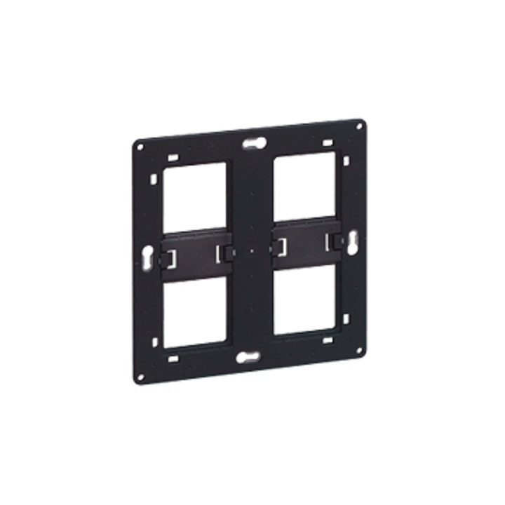 Legrand - Support 2x2 postes (2x4/5M) - Mosaic/Céliane - Fixation VIS - Réf : 080264