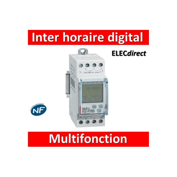 Legrand - Interrupteur horaire programmable digital