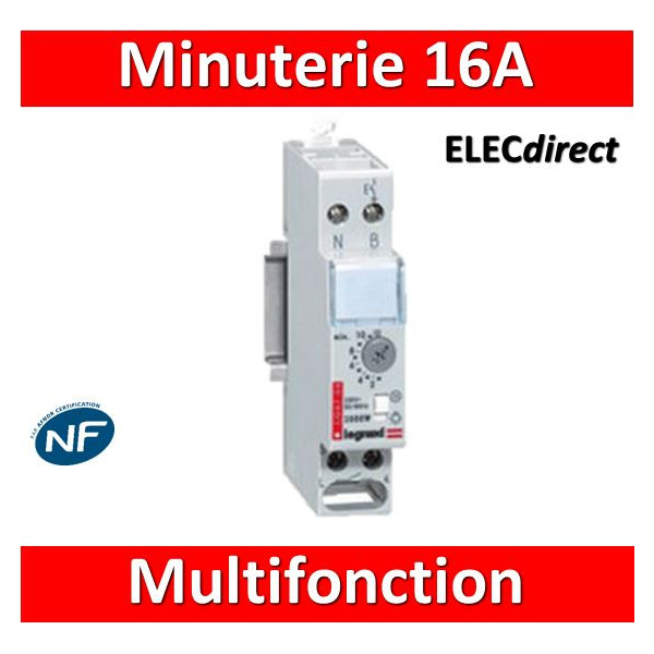 Legrand - Minuterie multifonction 16A - 230V - 004704 - ELECdirect