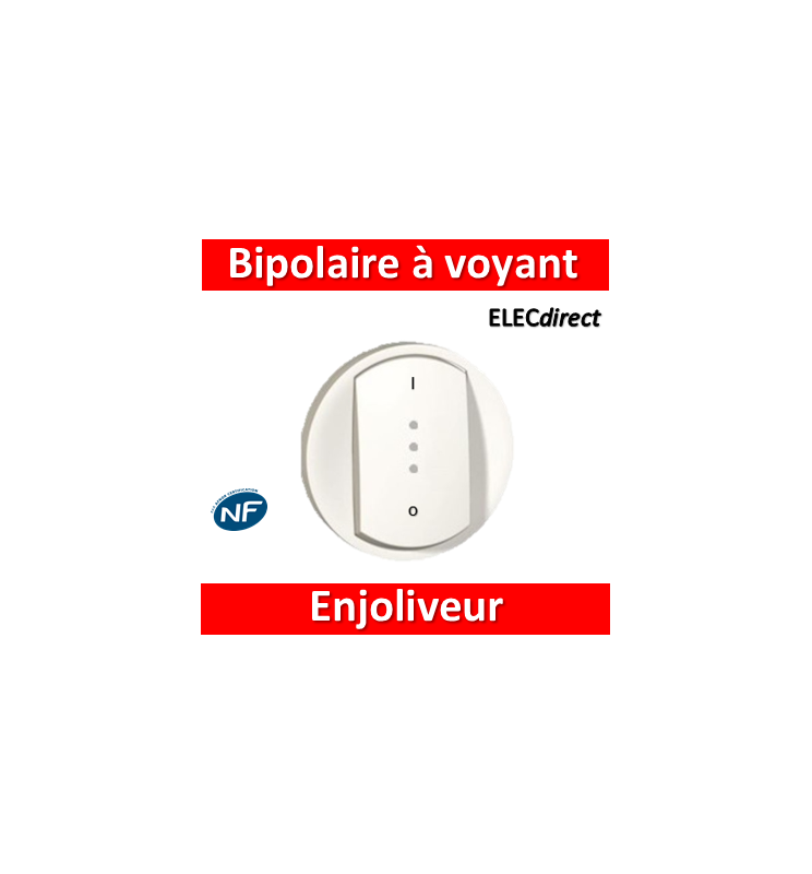 Interrupteur bipolaire 16 AX Legrand Céliane 067020