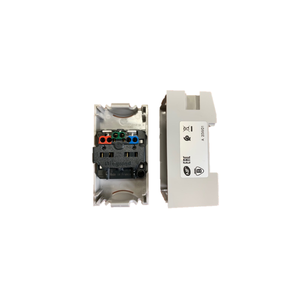 Legrand - LOT de 2 Prises de courant modulaire - 2P+T - 16A - 250V + disjoncteur 16A à vis - Réf. : 004280x2 + 406774