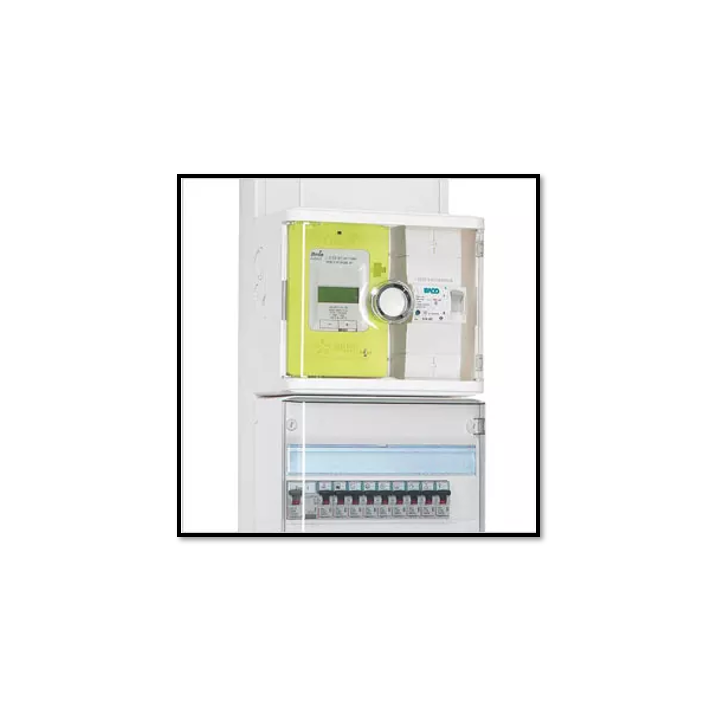 Legrand - Drivia - Porte Transparente - 13 Modules - 4 Rangées - Réf : 401344