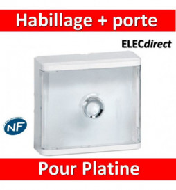 Legrand - Habillage + porte transparente pour platines de branchement Drivia - 401188