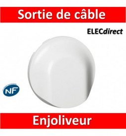 Legrand Céliane - Enjoliveur Sortie de câble blanc - 068141