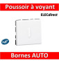 Legrand Mosaic - Bouton poussoir - 2 modules - 6A - 230V à voyant LED - 077042