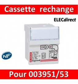 Legrand - Cassette de rechange pour parafoudre protégé - 003954