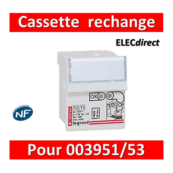 003934 Legrand - Module de rechange pour parafoudre 40kA 400V