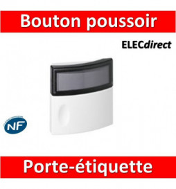 Legrand - Bouton poussoir porte-étiquette - 041647