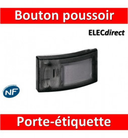 Legrand - Bouton poussoir porte-étiquette - 041645