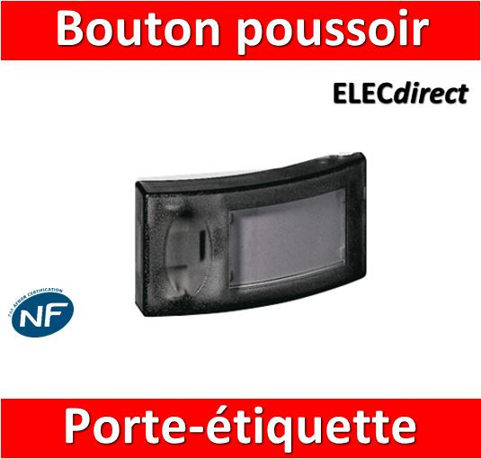 Legrand - Bouton poussoir porte-étiquette - 041645