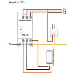 Legrand - Contacteur J/N heures creuses 25A - Silencieux - Bobine 230V - 3P 400V - Contact 3F - Réf : 412502