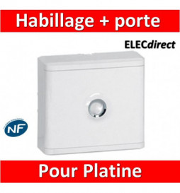 Legrand - Habillage + porte pour platine de branchement - 401185