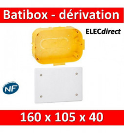 Legrand Batibox - Boîte pour dérivation 160x105x40 - 089373