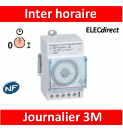 Legrand - Interrupteur horaire journalier analogique - 412812