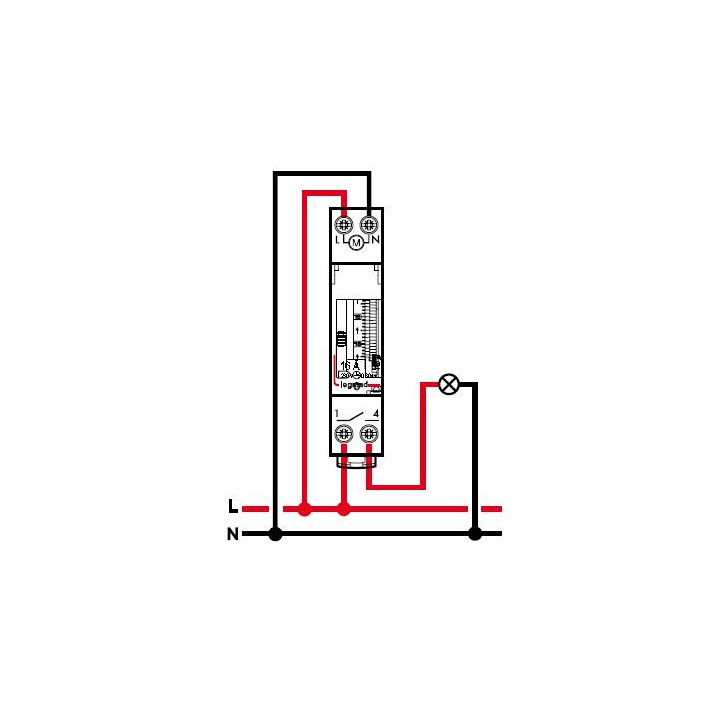 Legrand - Interrupteur horaire journalier analogique - Réf : 412780