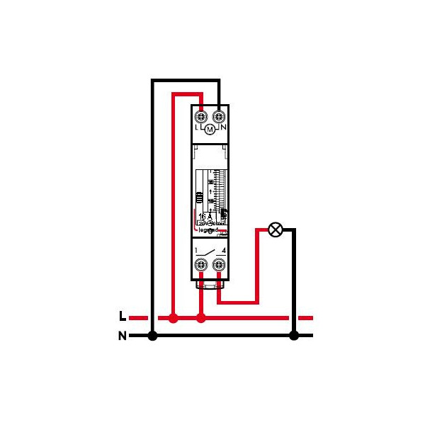 Legrand - Interrupteur horaire journalier analogique - Réf : 412780