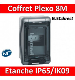 Legrand - Coffret étanche Plexo 8 modules - IP65/IK09 - 001908