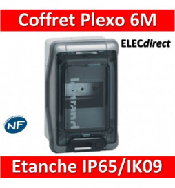 Legrand - Coffret étanche Plexo 6 modules - IP65/IK09 - Réf : 001906