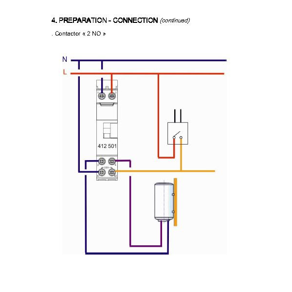 Legrand - Contacteur CX3 J/N heures creuses - 25A bipolaire pour  chauffe-eau - 412501 - ELECdirect Vente Matériel Électrique