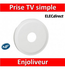 Legrand Céliane - Enjoliveur TV blanc - 068282