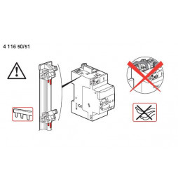 Legrand - Inter diff DX³-ID - arrivée haut à vis et départ haut