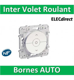 Interrupteur volets roulants SCHNEIDER Odace blanc - S520208